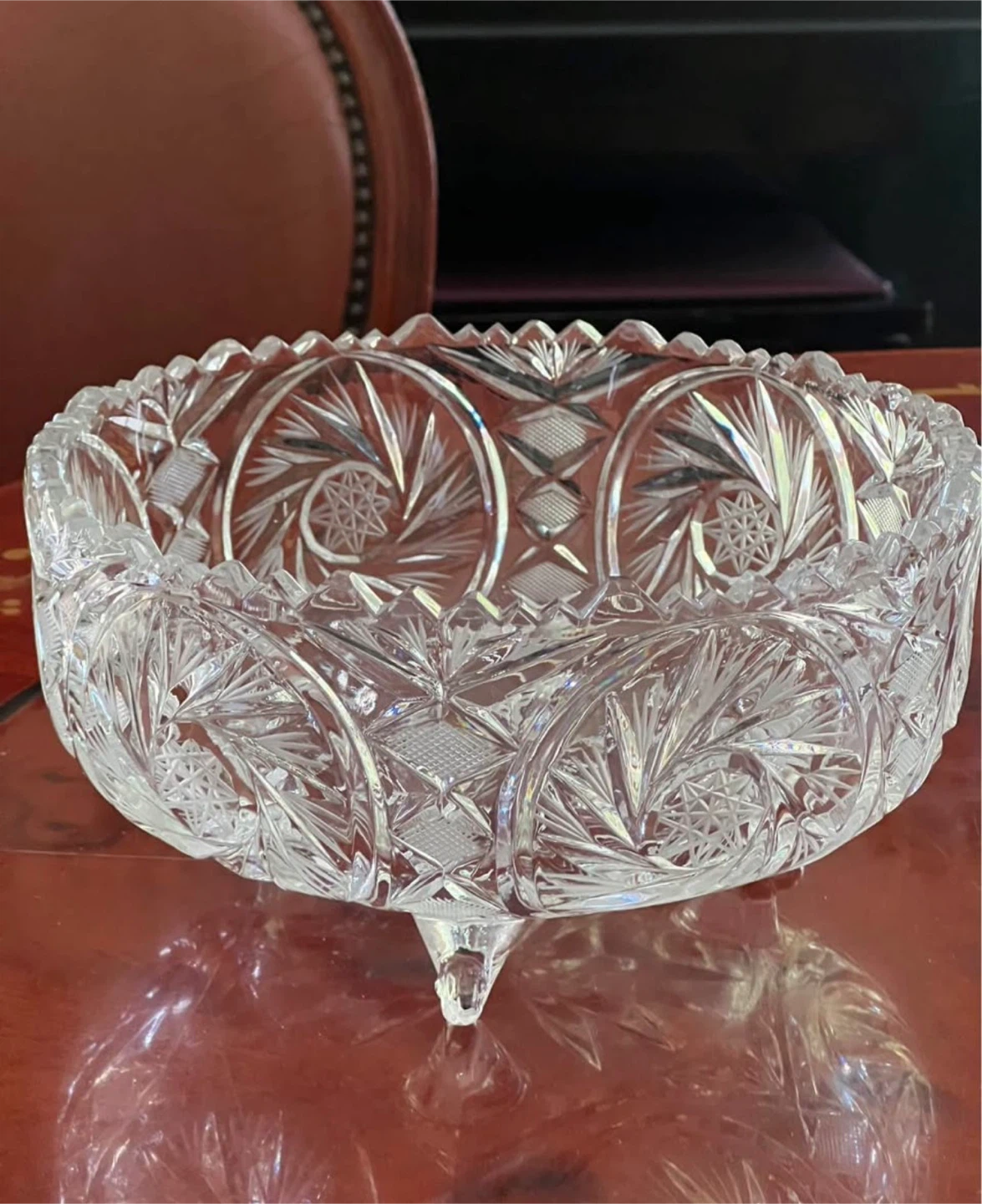 Crystal Footed Serving Bowl - photo 3