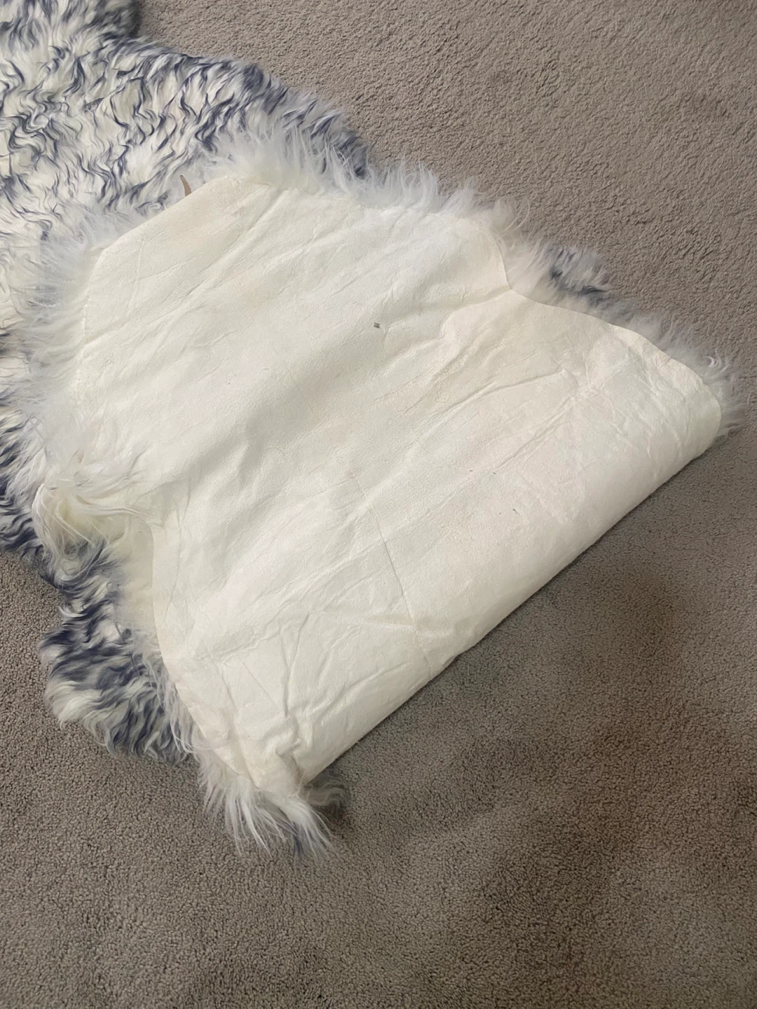 Sheepskin Rug - Black and White - photo 5