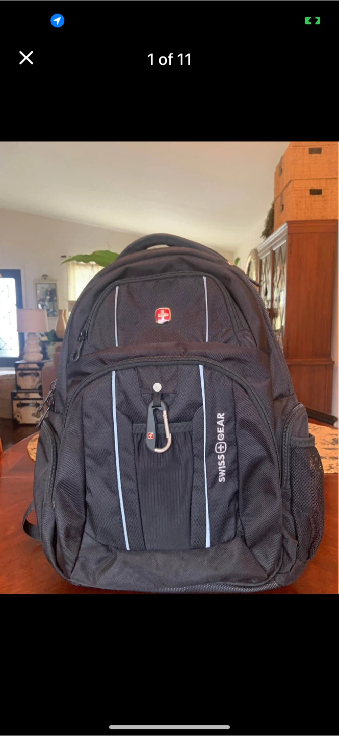 LARGE Swiss Gear Backpack Black