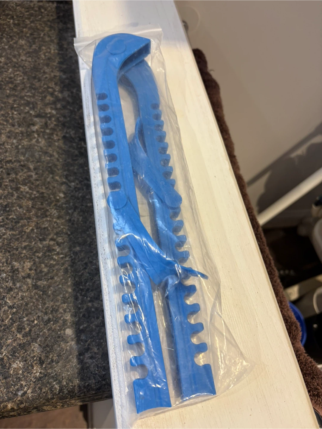 Blue Hockey Skate Guards