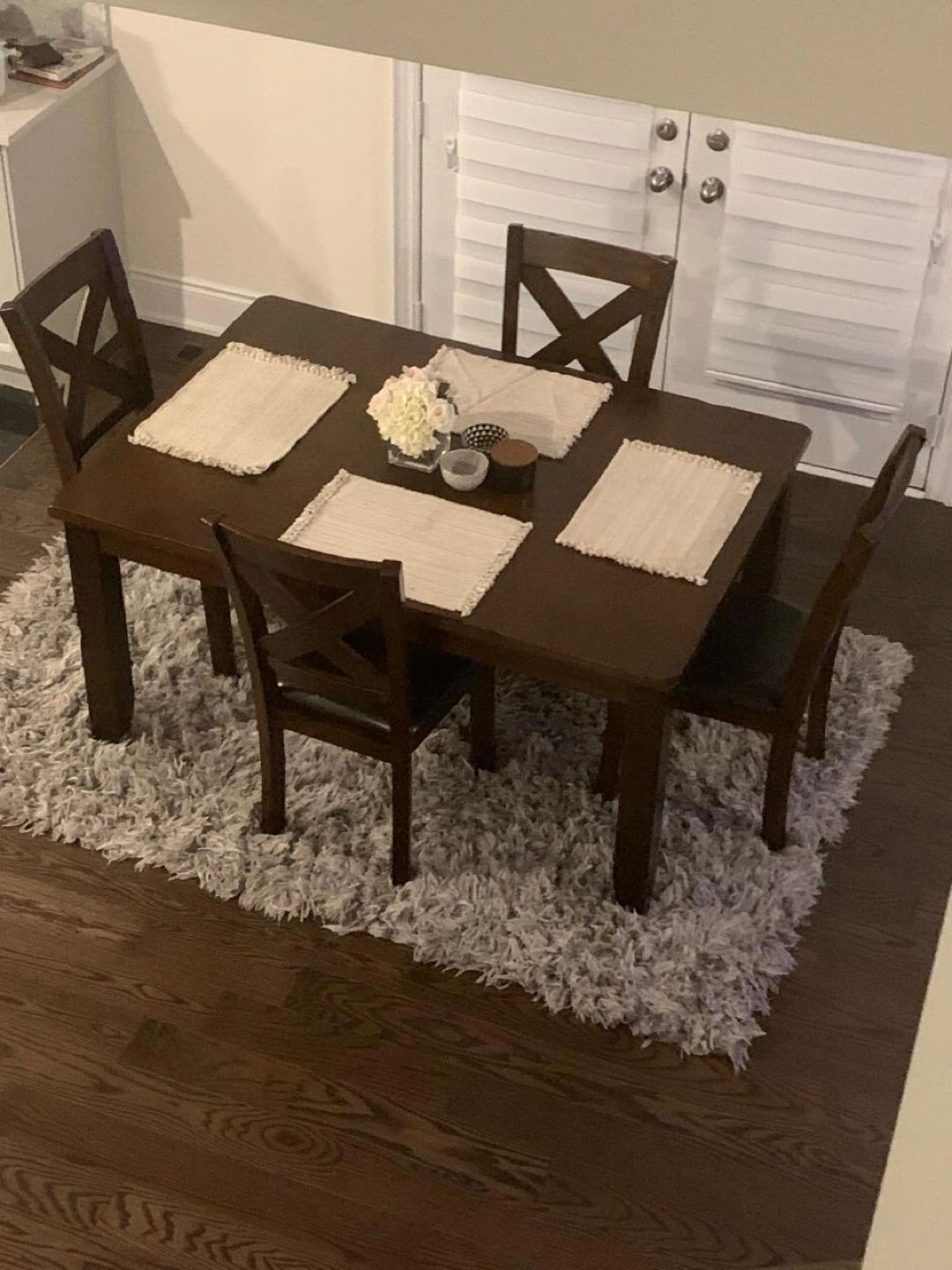 Solid Wood Extendable Dining Table Set – 7 Piece - photo 3