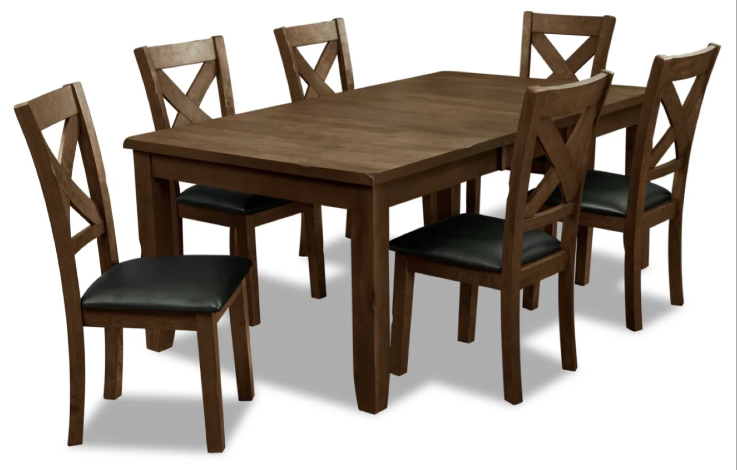 Solid Wood Extendable Dining Table Set – 7 Piece - photo 4