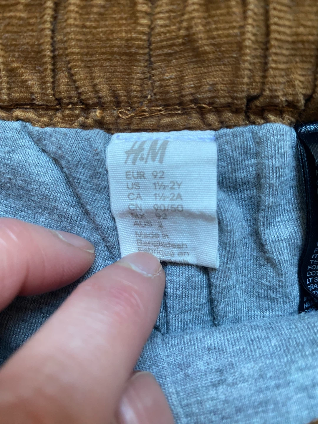 H&M Corduroy Pants - Size 2T - photo 2