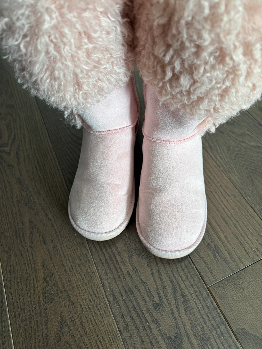 Pink Faux Fur Lined Boots