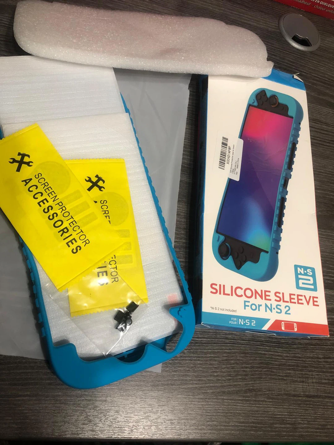 Blue Silicone Sleeve for N-S 2 with Screen Protector Accessories - photo 3