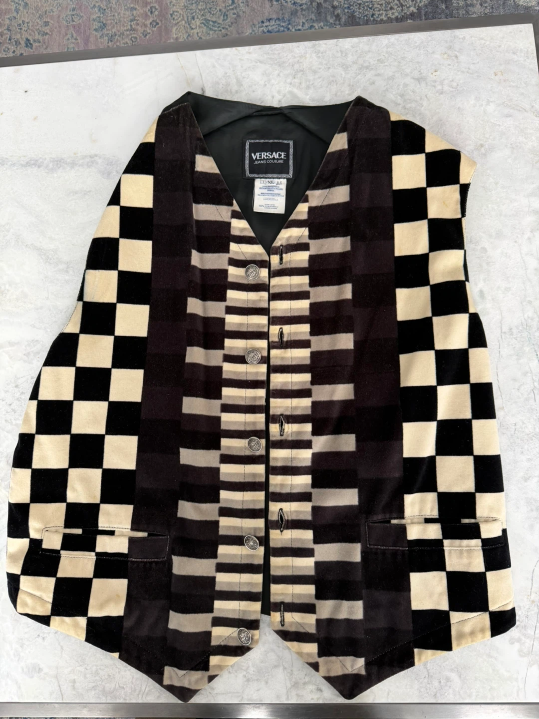 Versace Patchwork Jacket / Blazer – Made in Italy (XL)