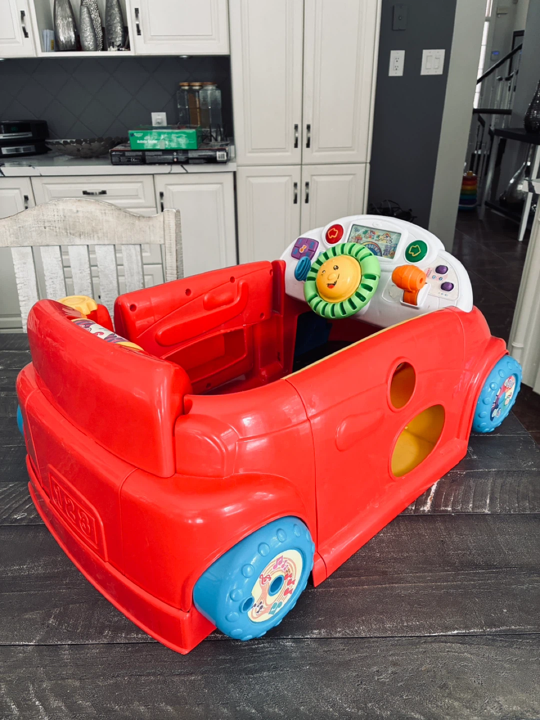 Fisher Price crawl around baby activity car with lights & sounds