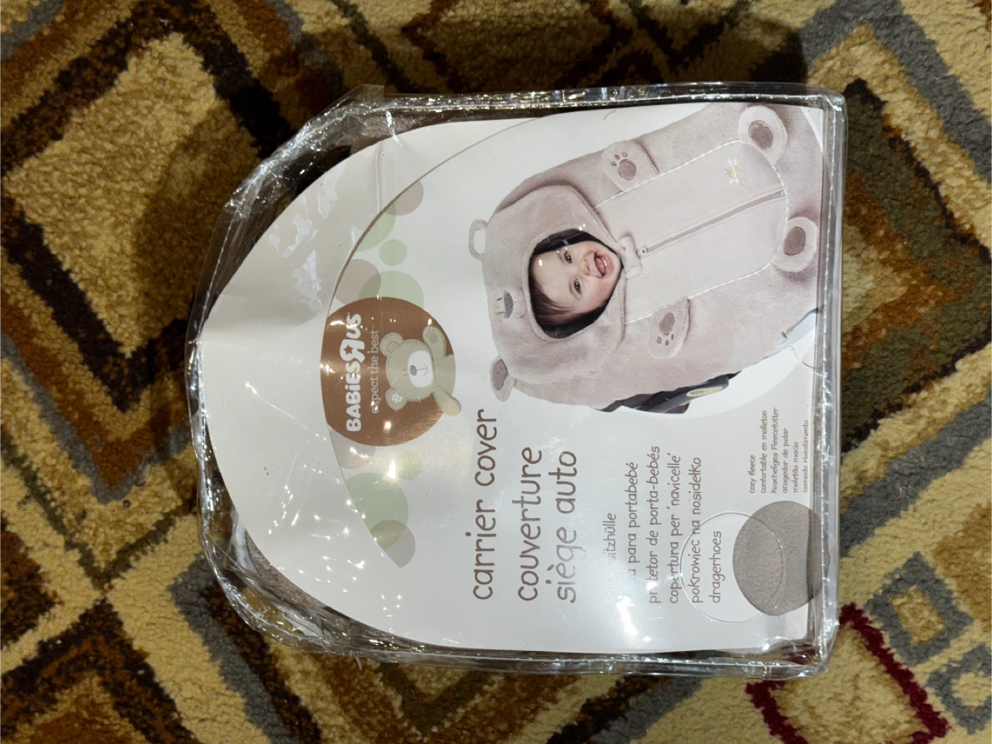 Babies R Us Cozy Fleece Carrier Cover