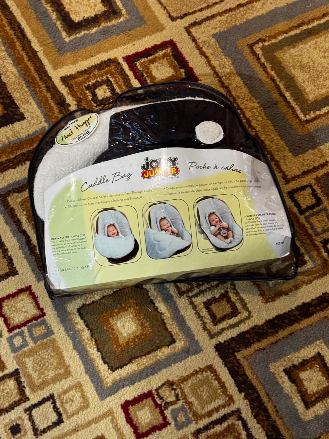 Jolly Jumper Cuddle Bag with Head Hugger