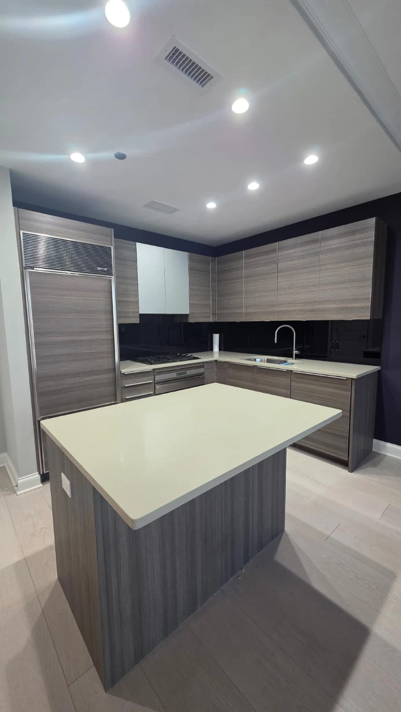 Poggenpohl  brand Modern Kitchen Island with Built-in Microwave - photo 2