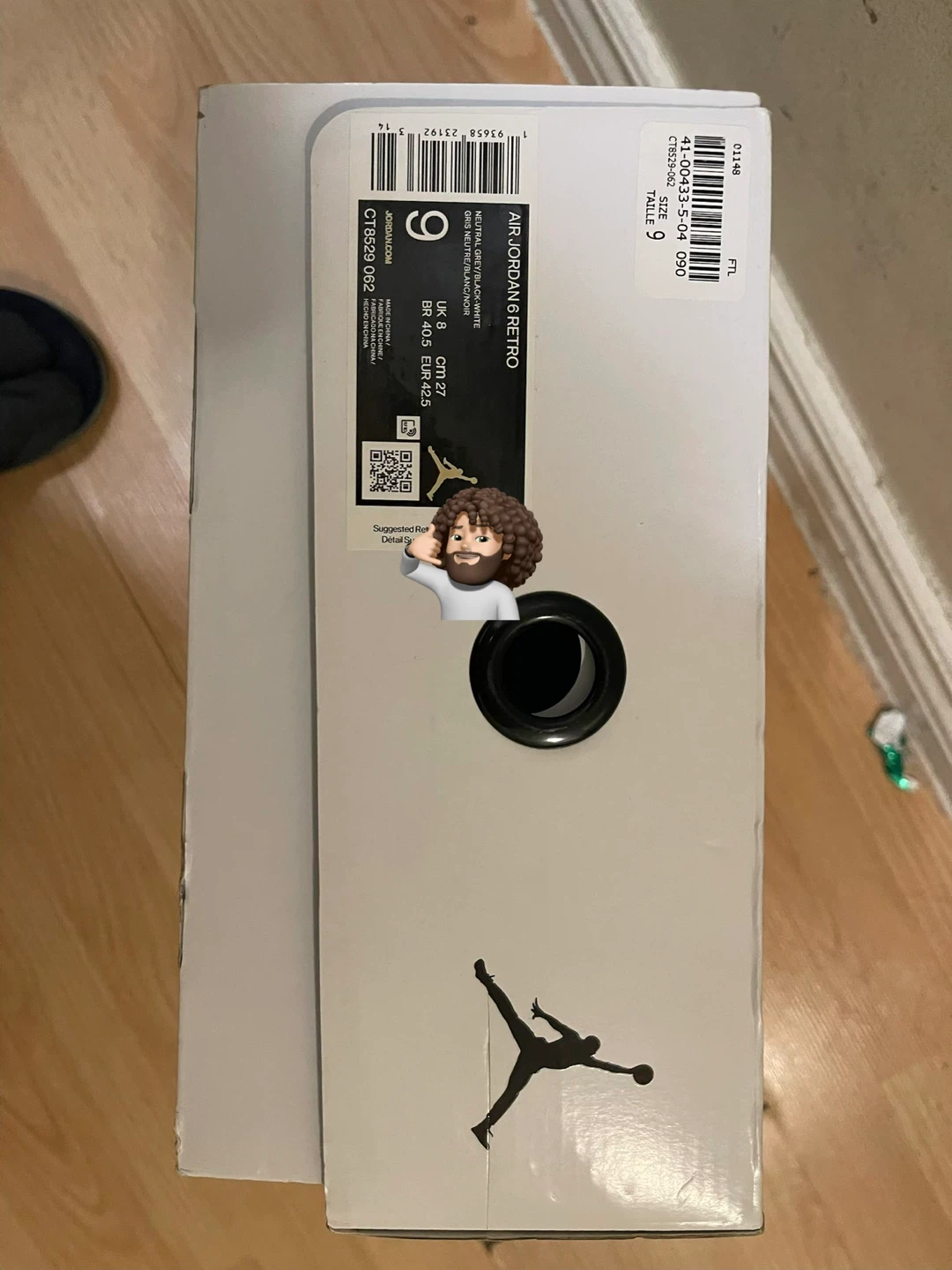 Brand New Air Jordan 6 Retro Sneakers ( never wear)
