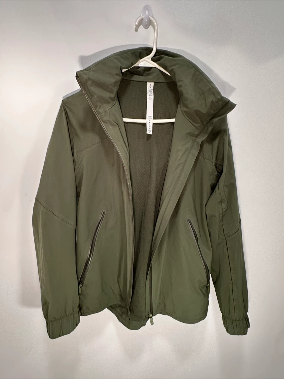 Lululemon Green Hooded Jacket Size 6 - photo 2