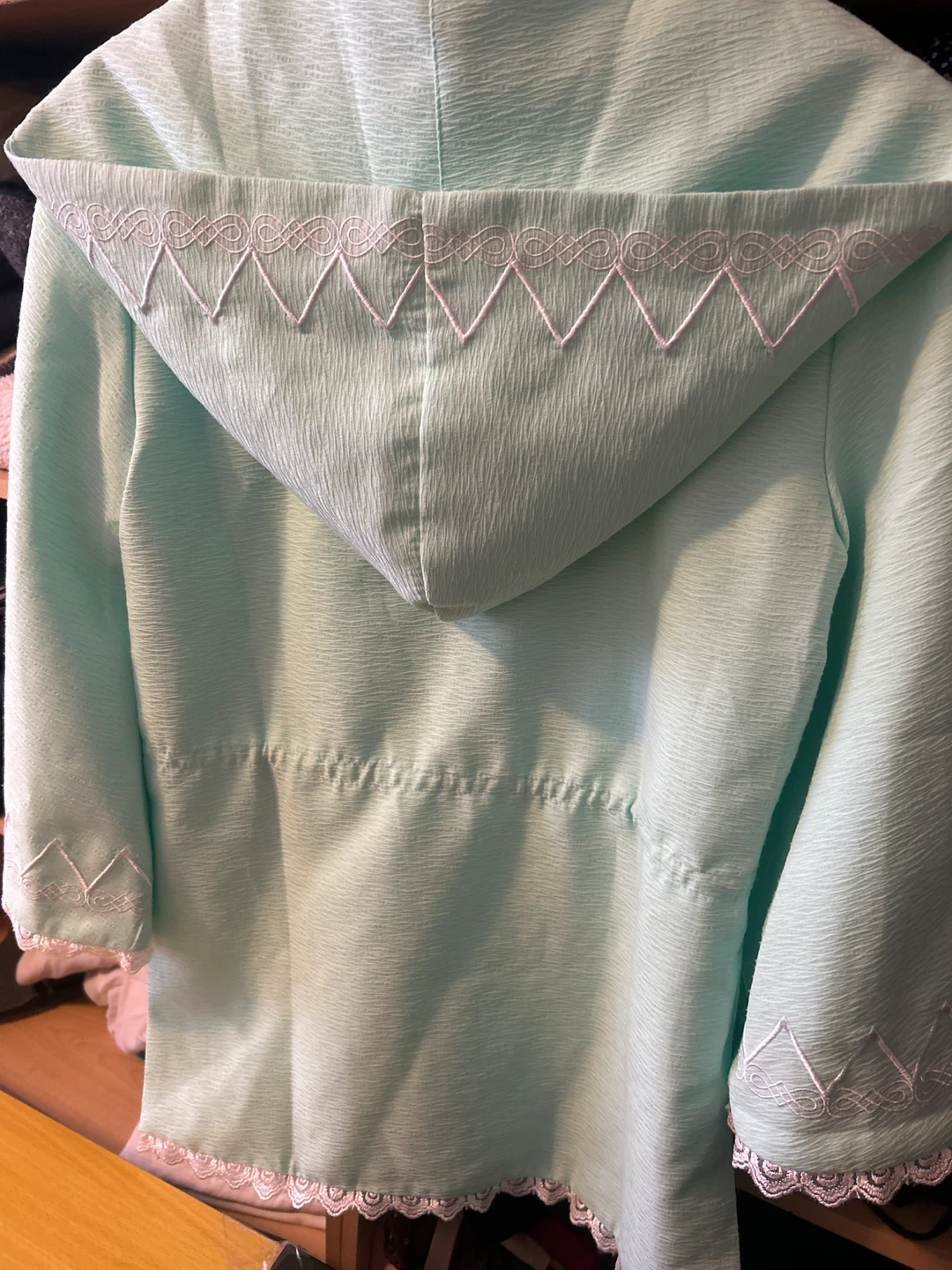 Mint Green Embroidered Jacket - photo 3
