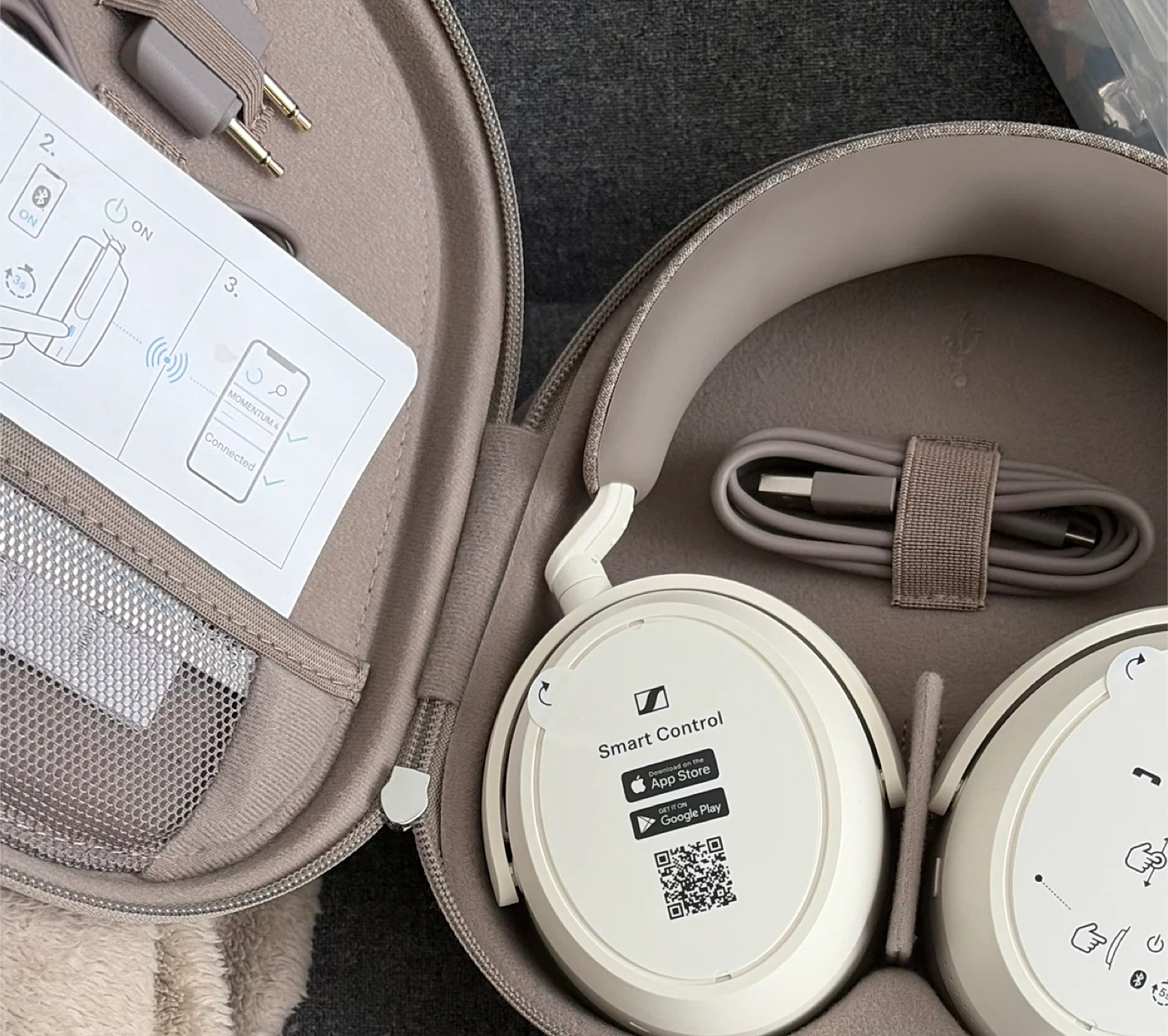 Sennheiser MOMENTUM 4 Wireless Headphones - White - photo 3