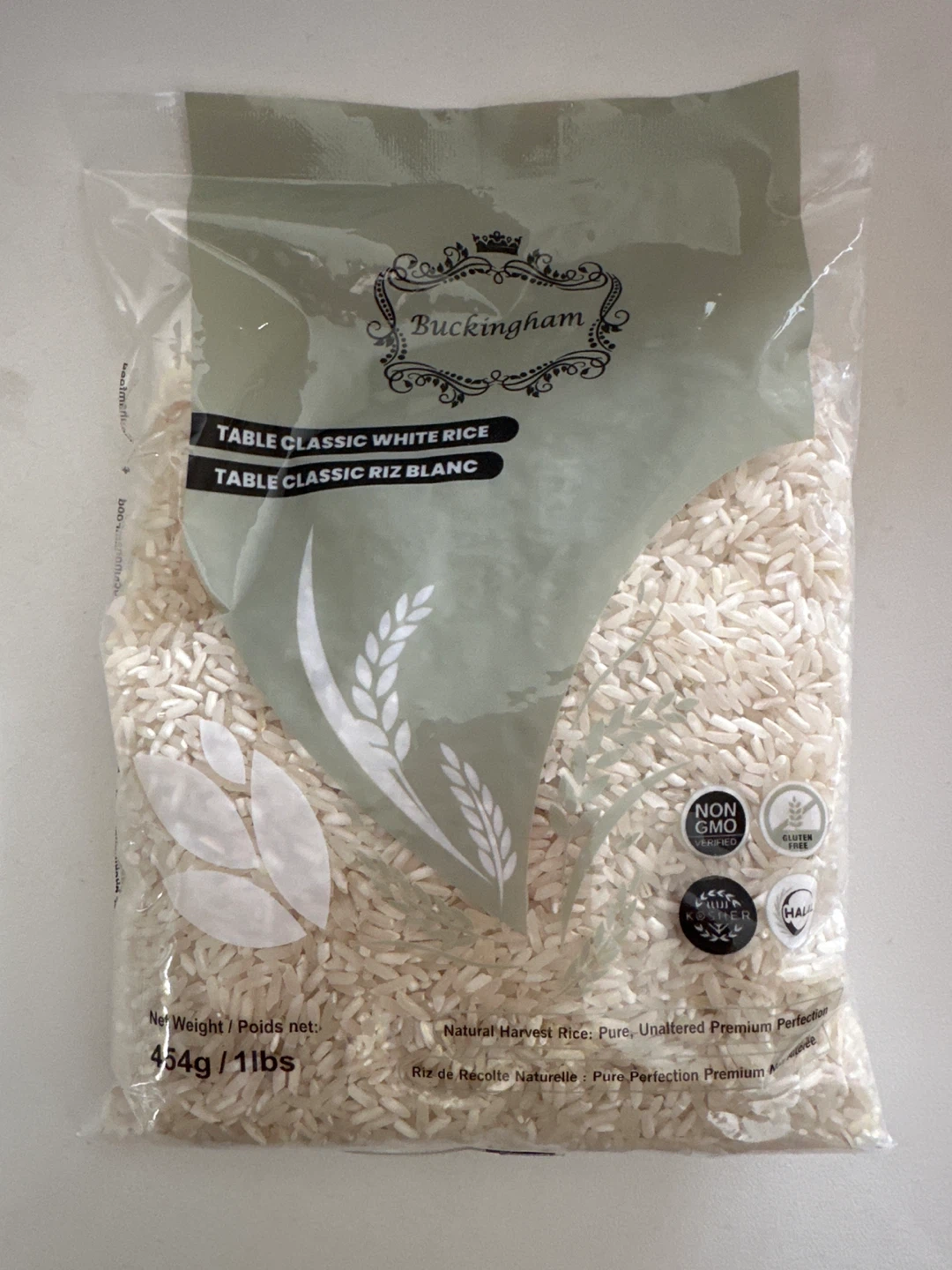 Buckingham Table Classic White Rice 454g