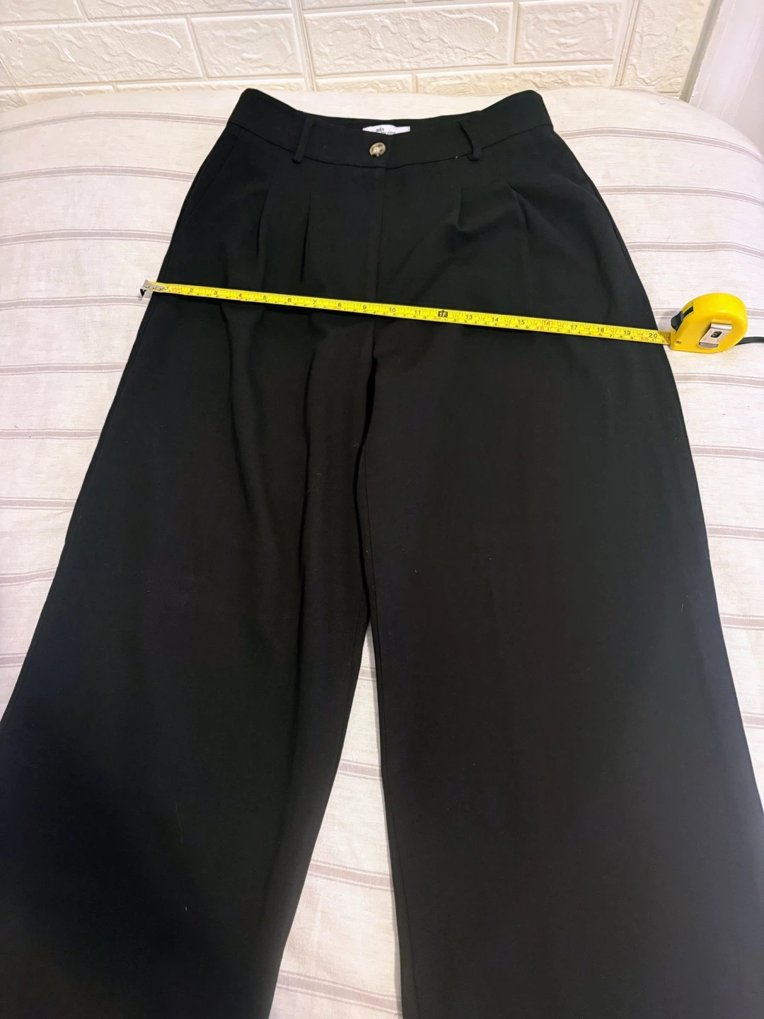 by nine Black Wide Leg Pants Size M - photo 5