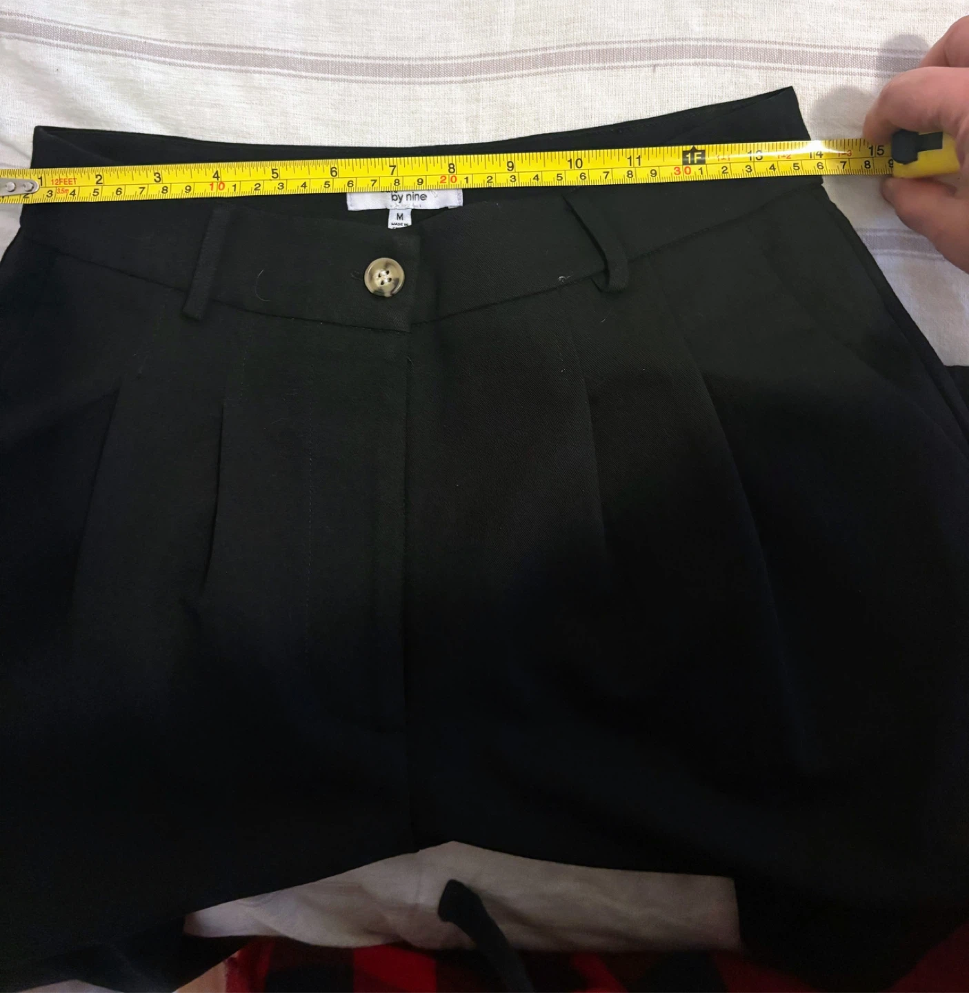 by nine Black Wide Leg Pants Size M - photo 4