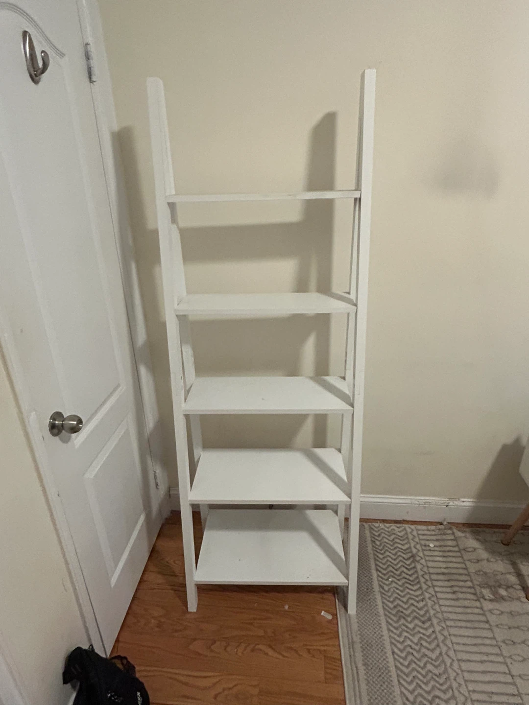 White 5-Tier Ladder Shelf