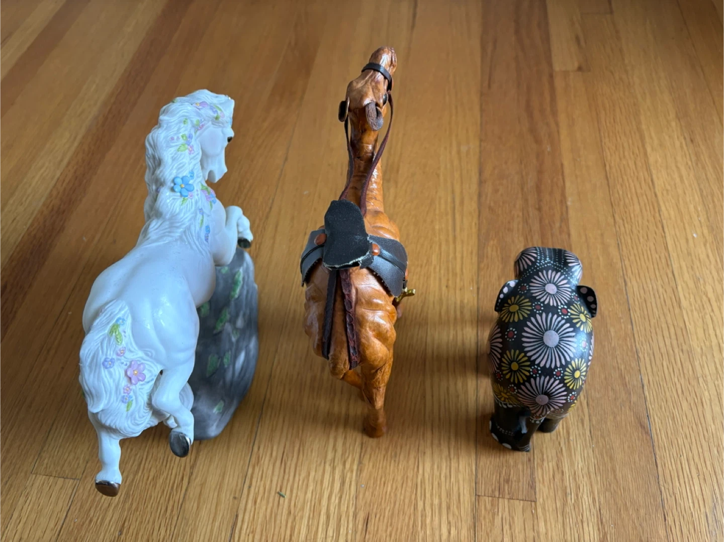Decorative Horse, Camel, and Elephant Figurines - photo 3