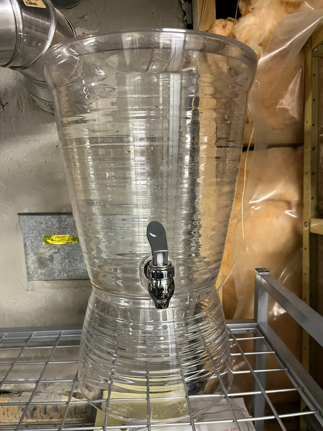 Clear Plastic Beverage Dispenser with Spigot - photo 2