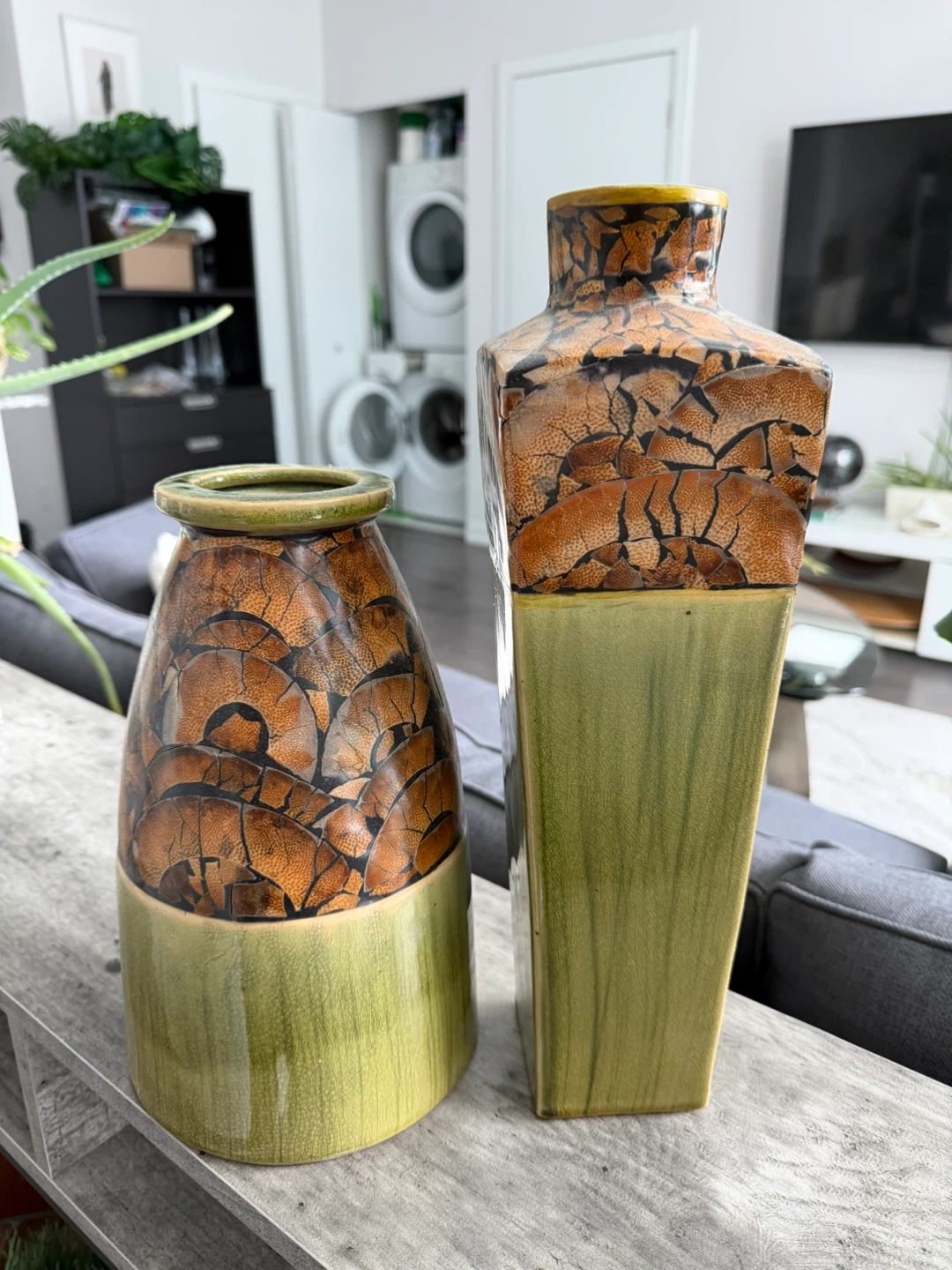 GREAT CONDITION Decorative Ceramic Vases (Set of 2)