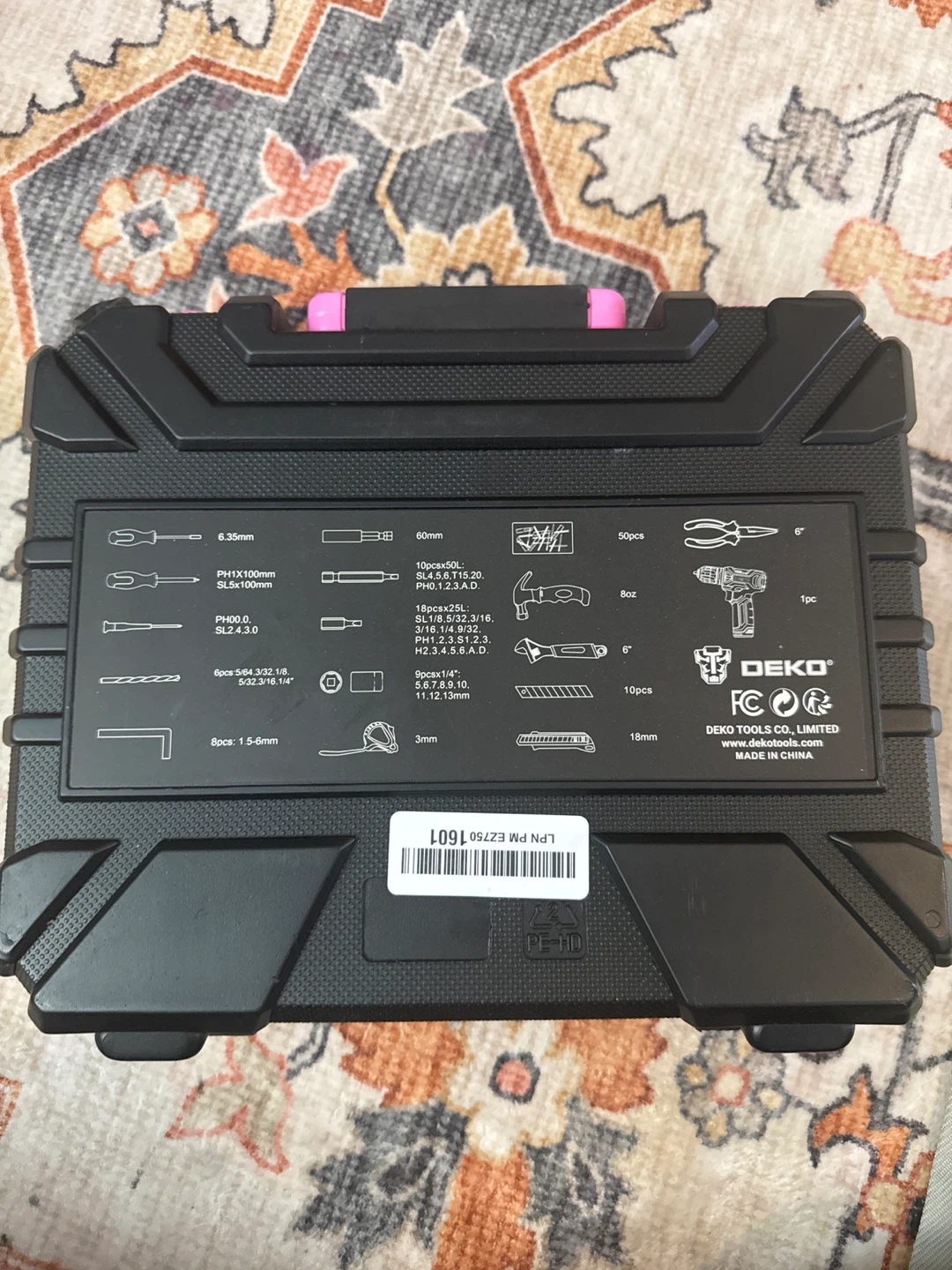 DEKO 8V Cordless Drill Tool Kit with Accessories - photo 2