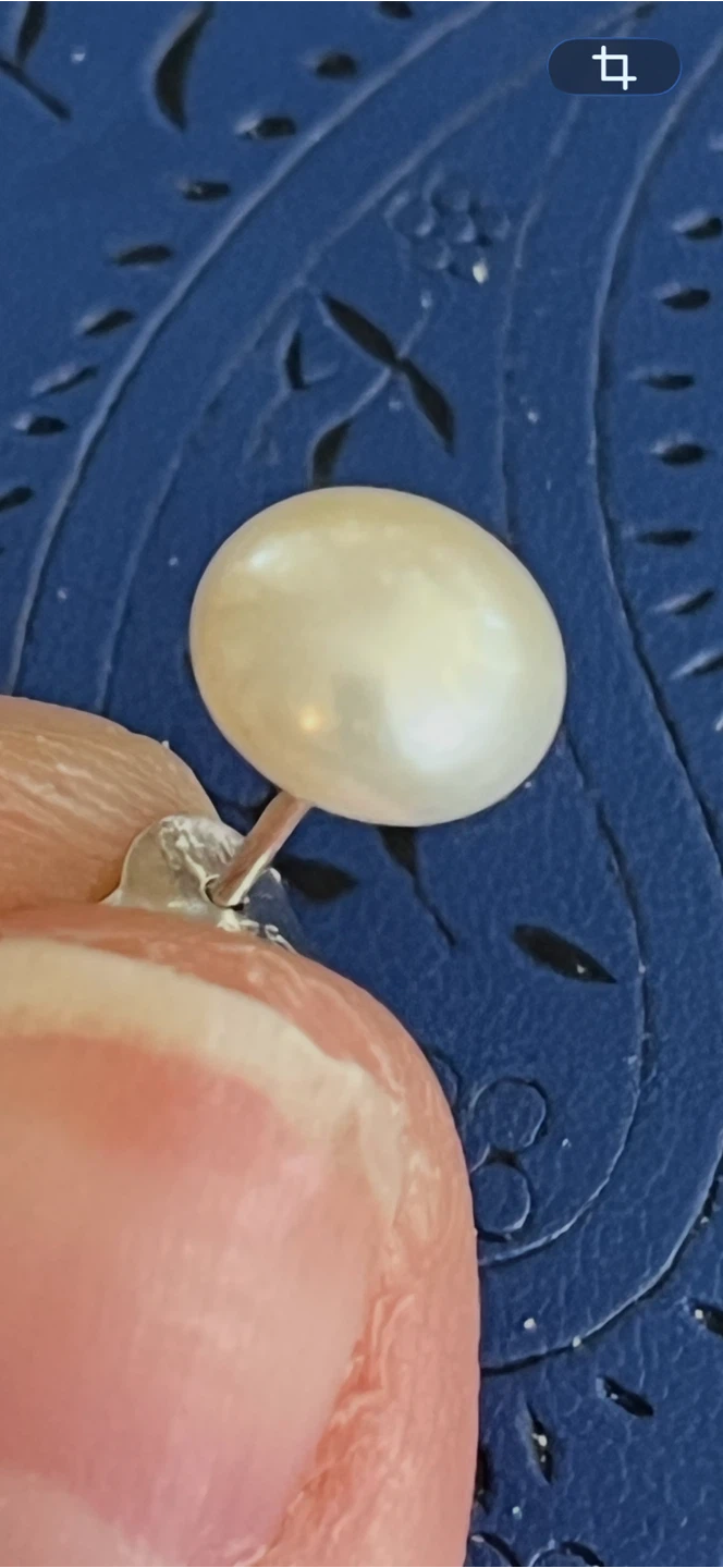 925 Silver Single Freshwater Pearl Earring
