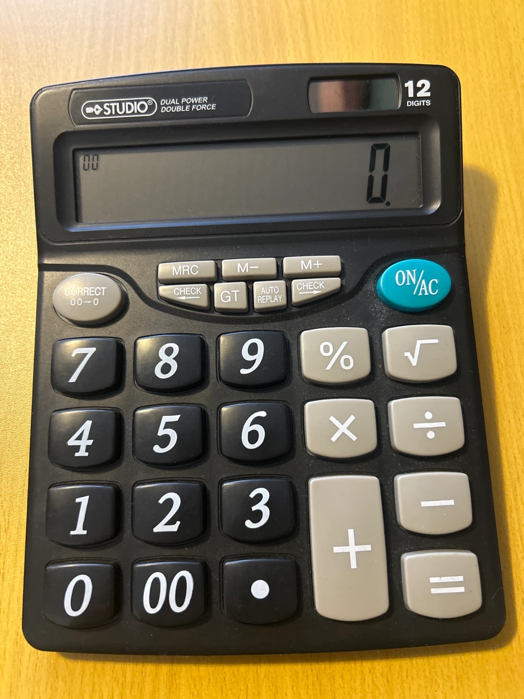 STUDIO Dual Power 12 Digits Calculator