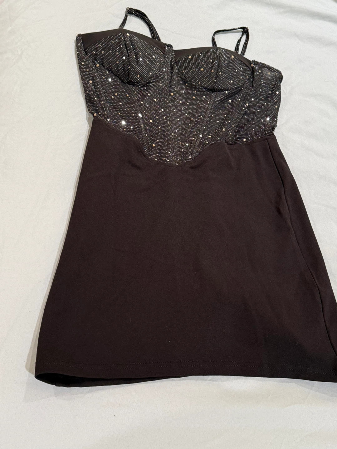 Sparkly Corset Mini Dress - photo 3