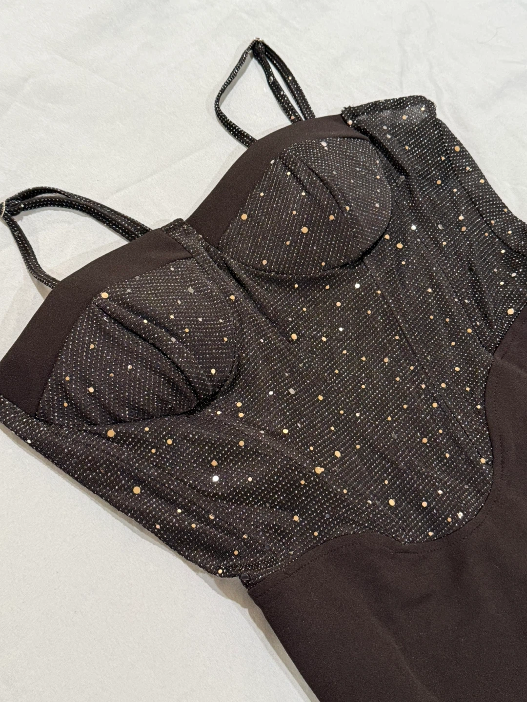 Sparkly Corset Mini Dress