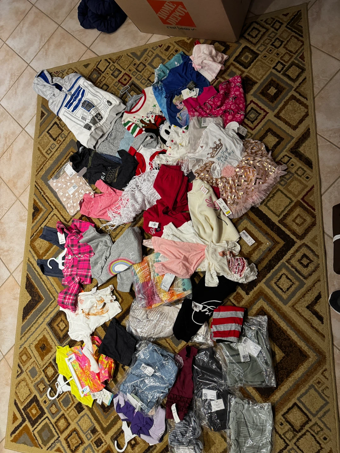 Bundle of Assorted Baby Clothes
