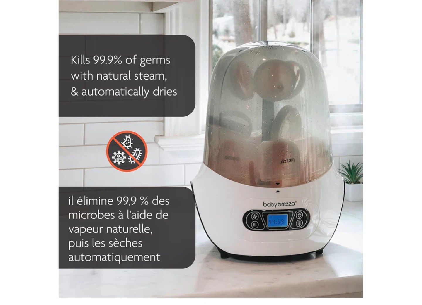 Baby Brezza Baby Bottle Sterilizer and Dryer Machine - photo 3