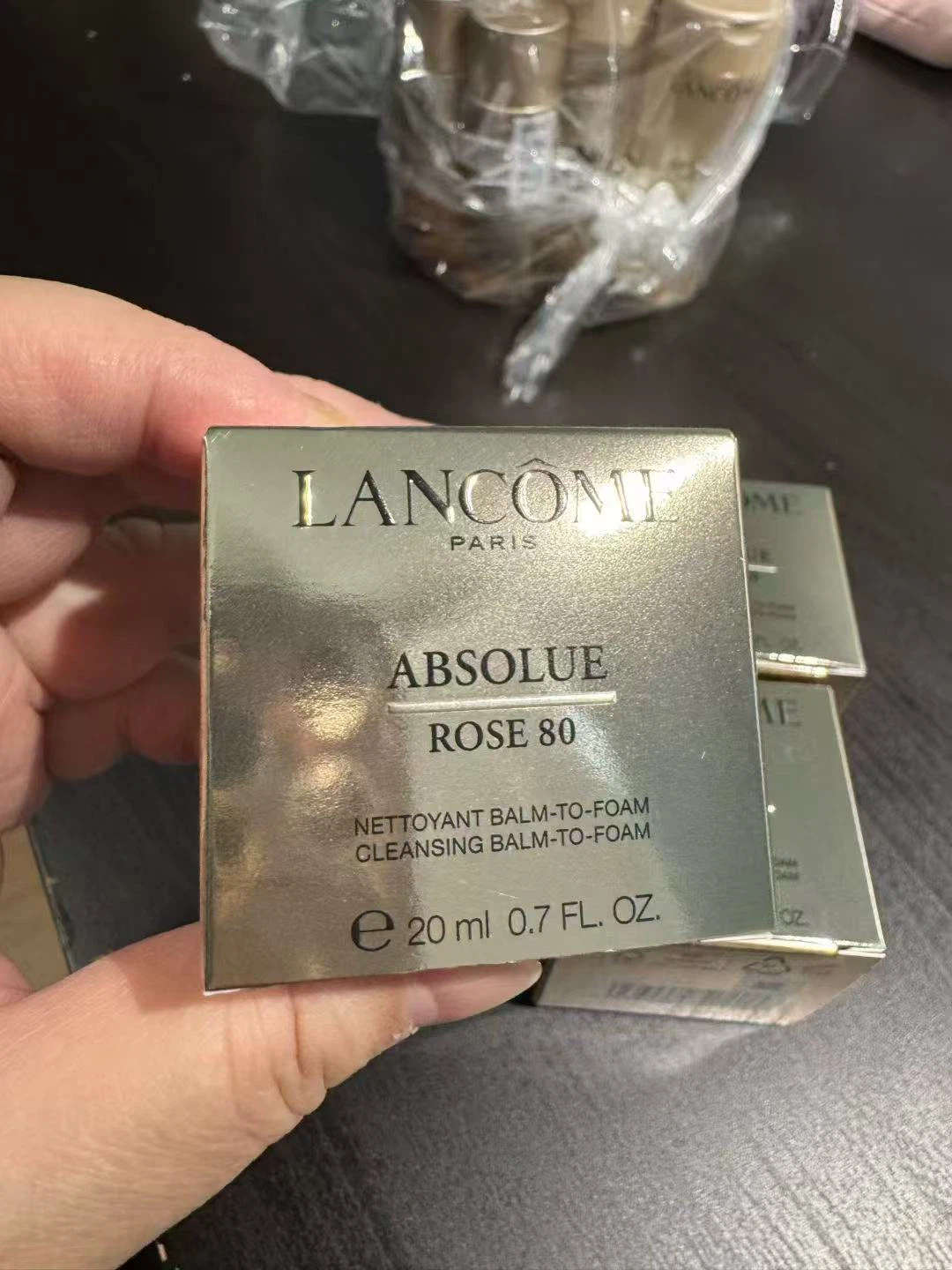 Lancôme Absolue Rose 80 Cleansing Balm-to-Foam Set (4 x 20ml)