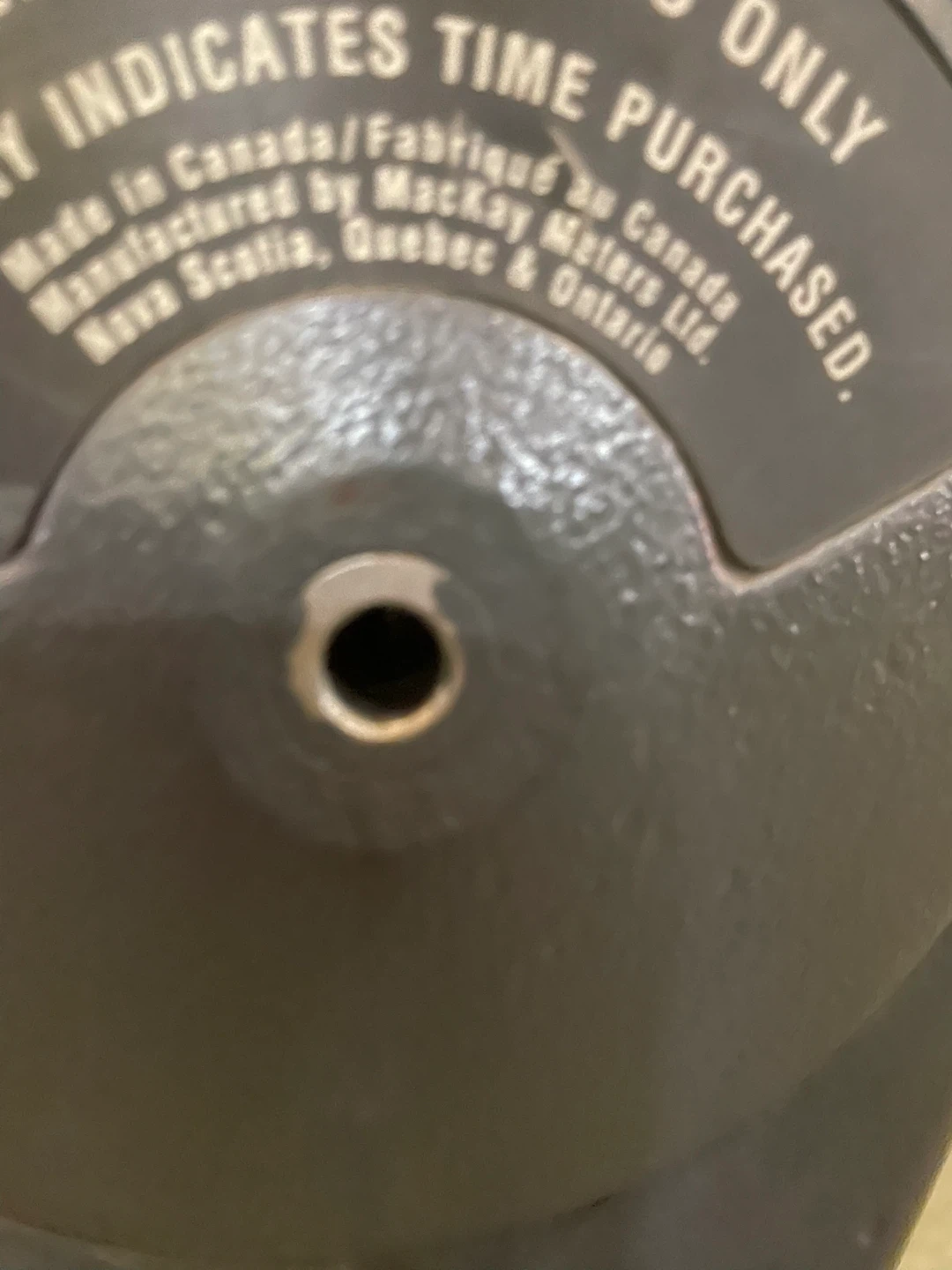Mackay Meters Time Indicator