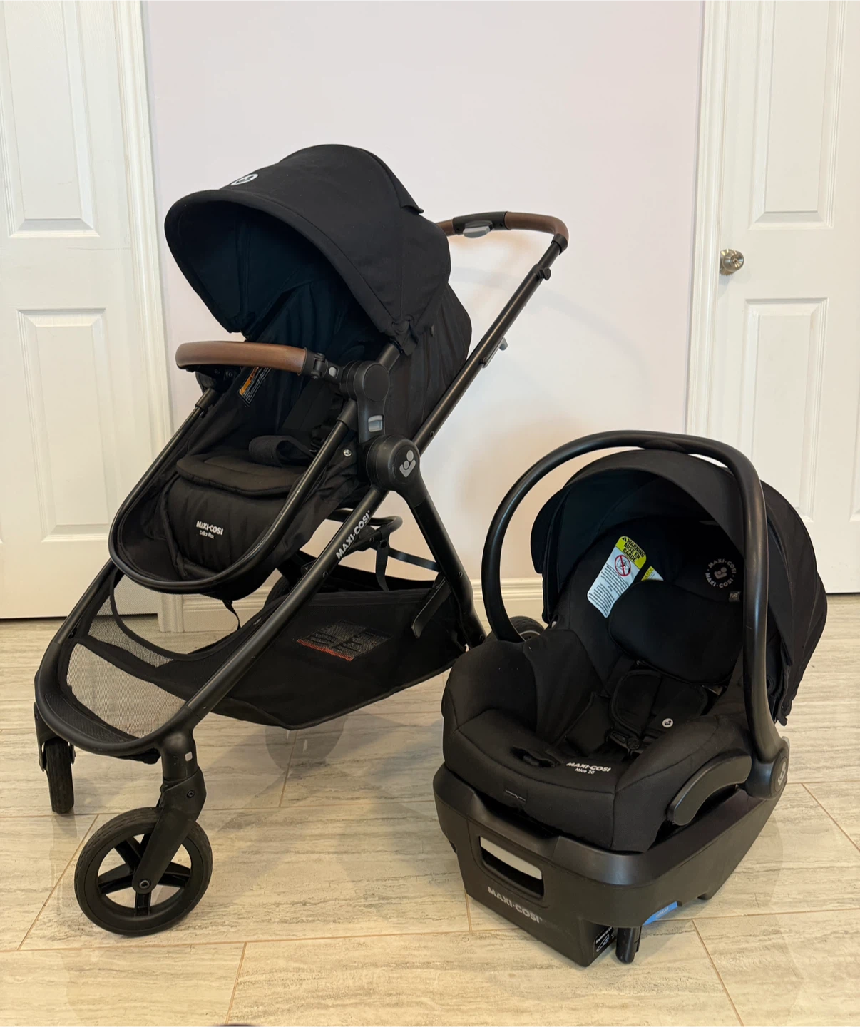 Maxi-Cosi Zelia Max 5-in-1 Travel System - Black