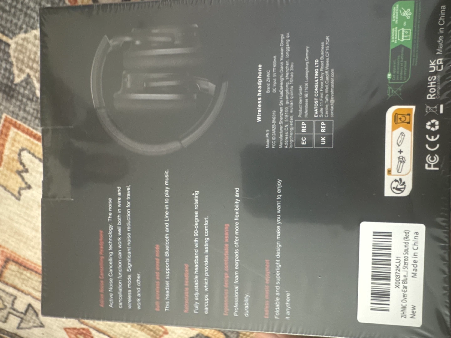 ZIHINIC PN 9 Active Noise Cancelling (Ruby Red) - photo 2