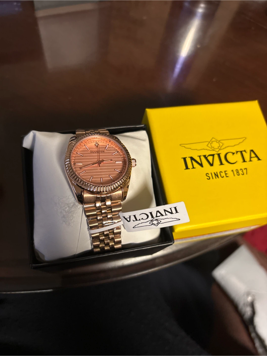 Invicta Rose Gold Tone Watch - photo 2