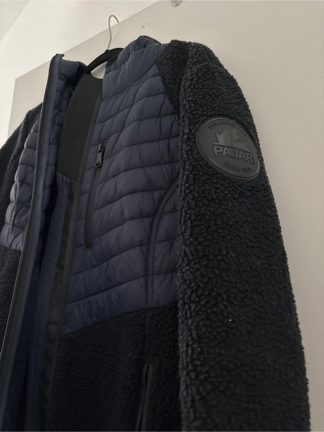 Pajar Fleece and Puffer Jacket Size L/G Navy Blue