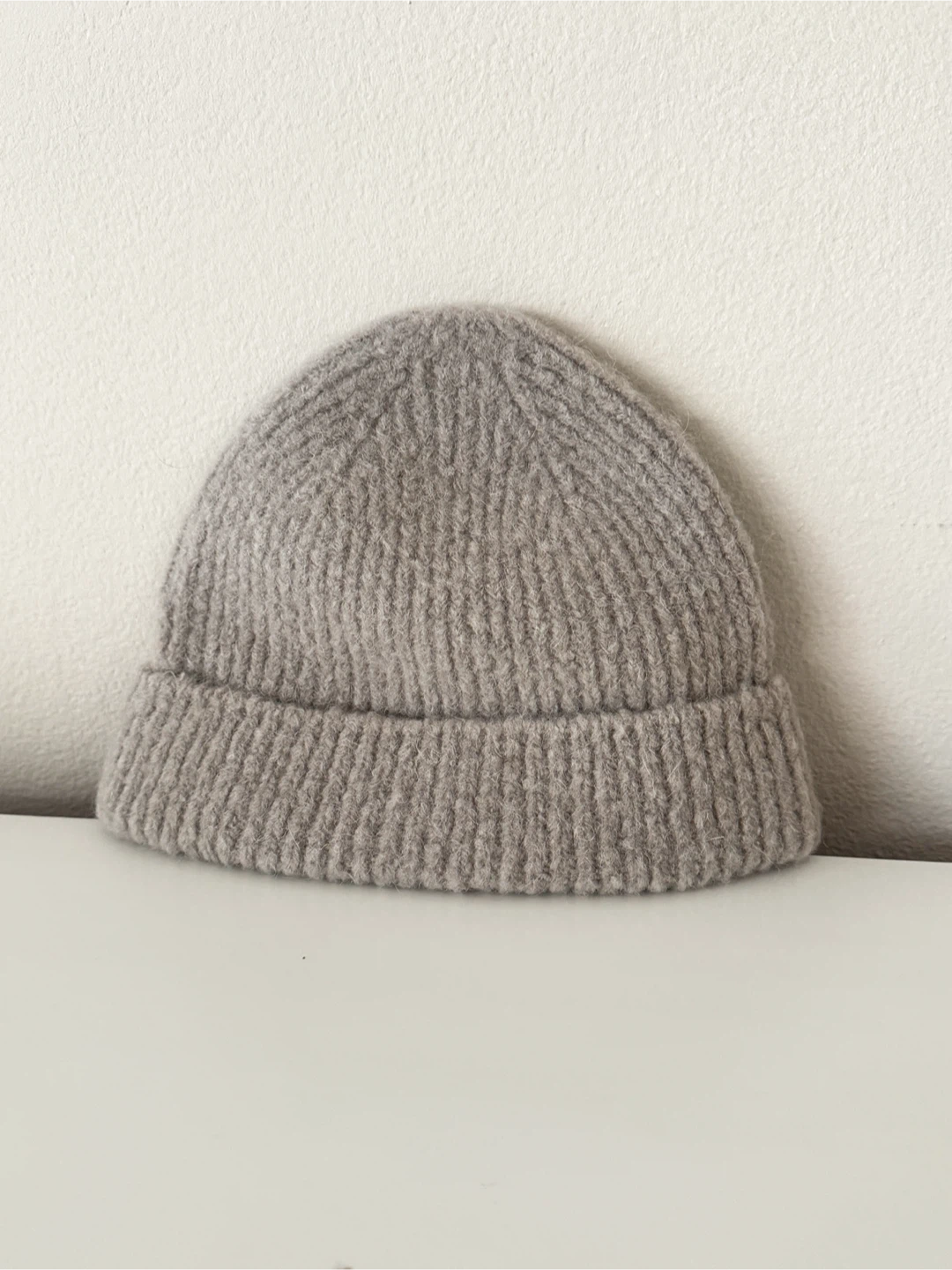 Grey Knit Beanie