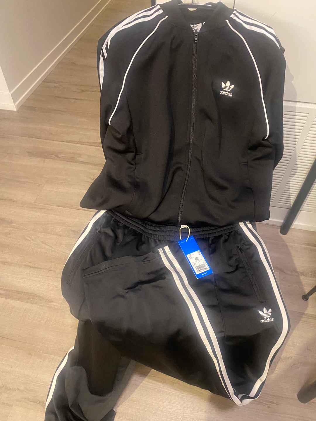 Adidas Firebird TP Tracksuit Set Black Large - photo 2