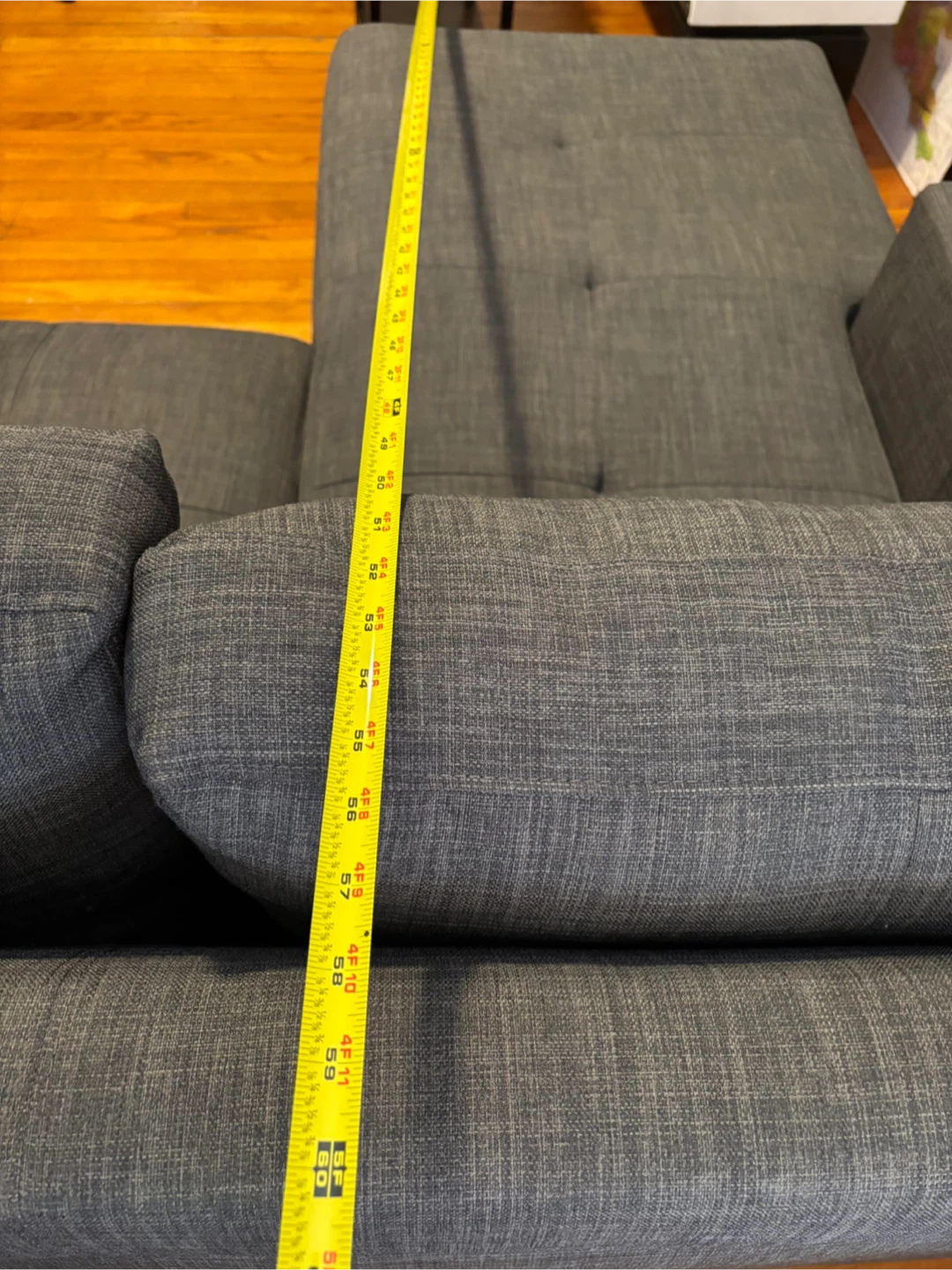 New Gray Sectional Sofa with Chaise reversible - photo 2