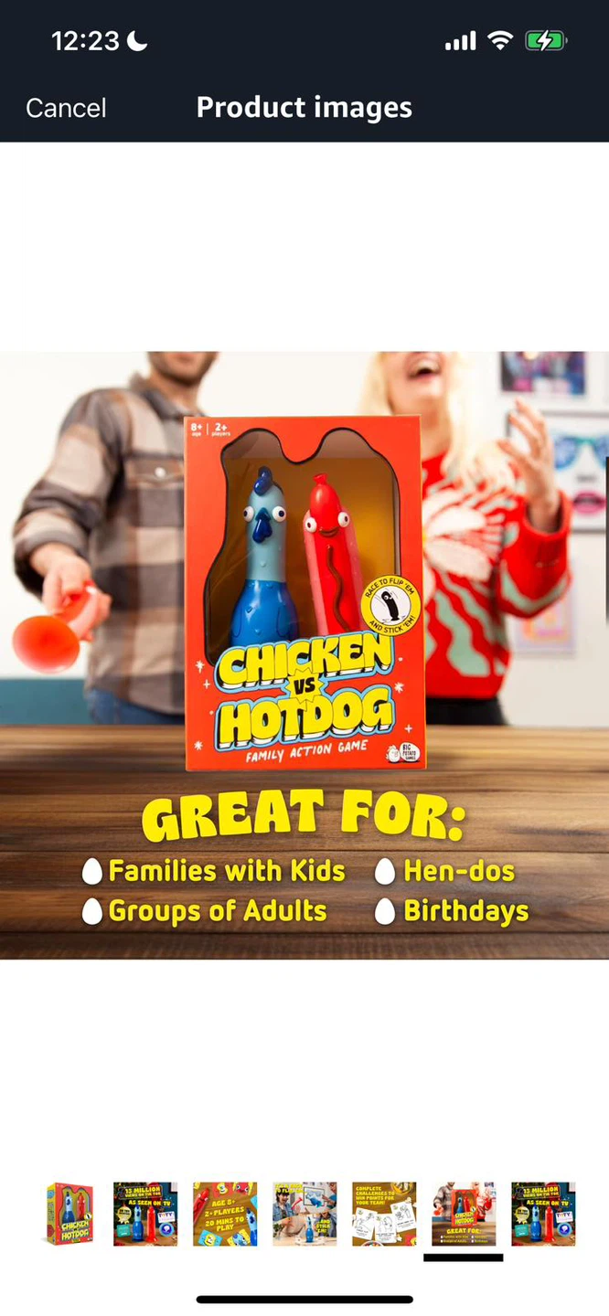 Chicken vs Hotdog Board Game-New - photo 5