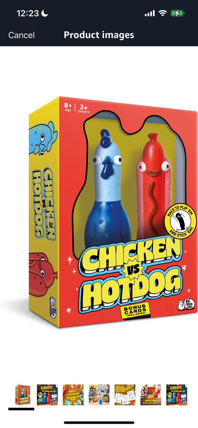 Chicken vs Hotdog Board Game-New - photo 4