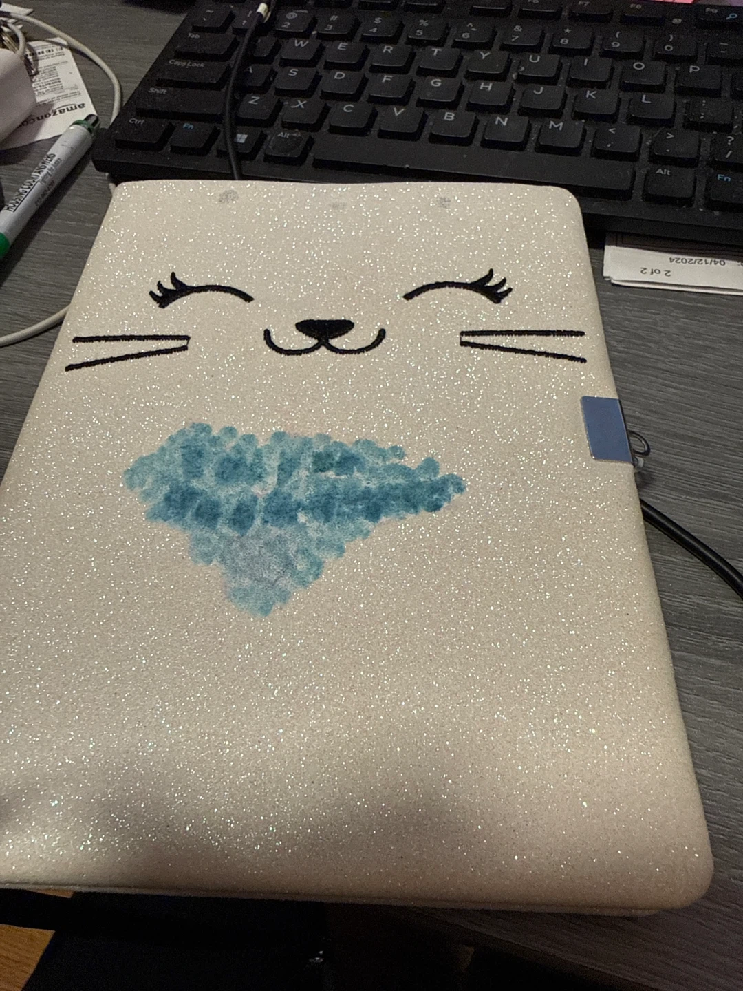 Sparkly Cat Journal