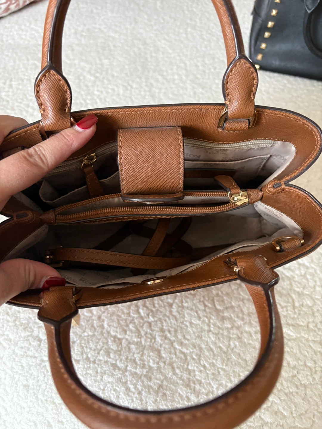 Michael Kors Brown Leather Satchel Handbag - photo 2