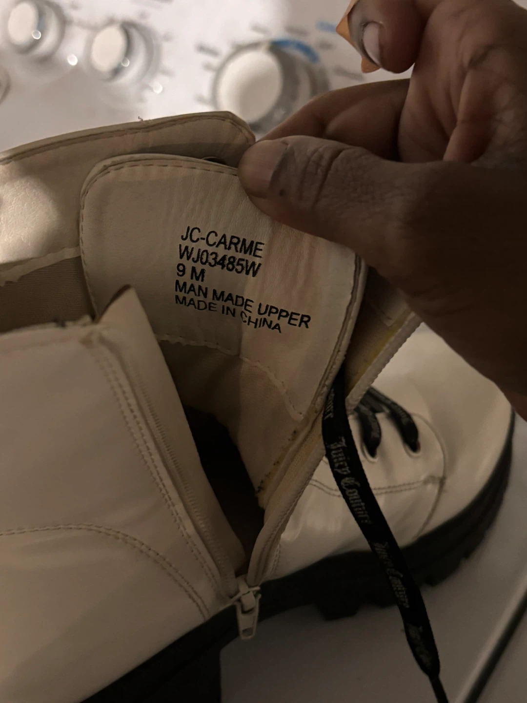 Juicy Couture White Combat Boots - photo 4