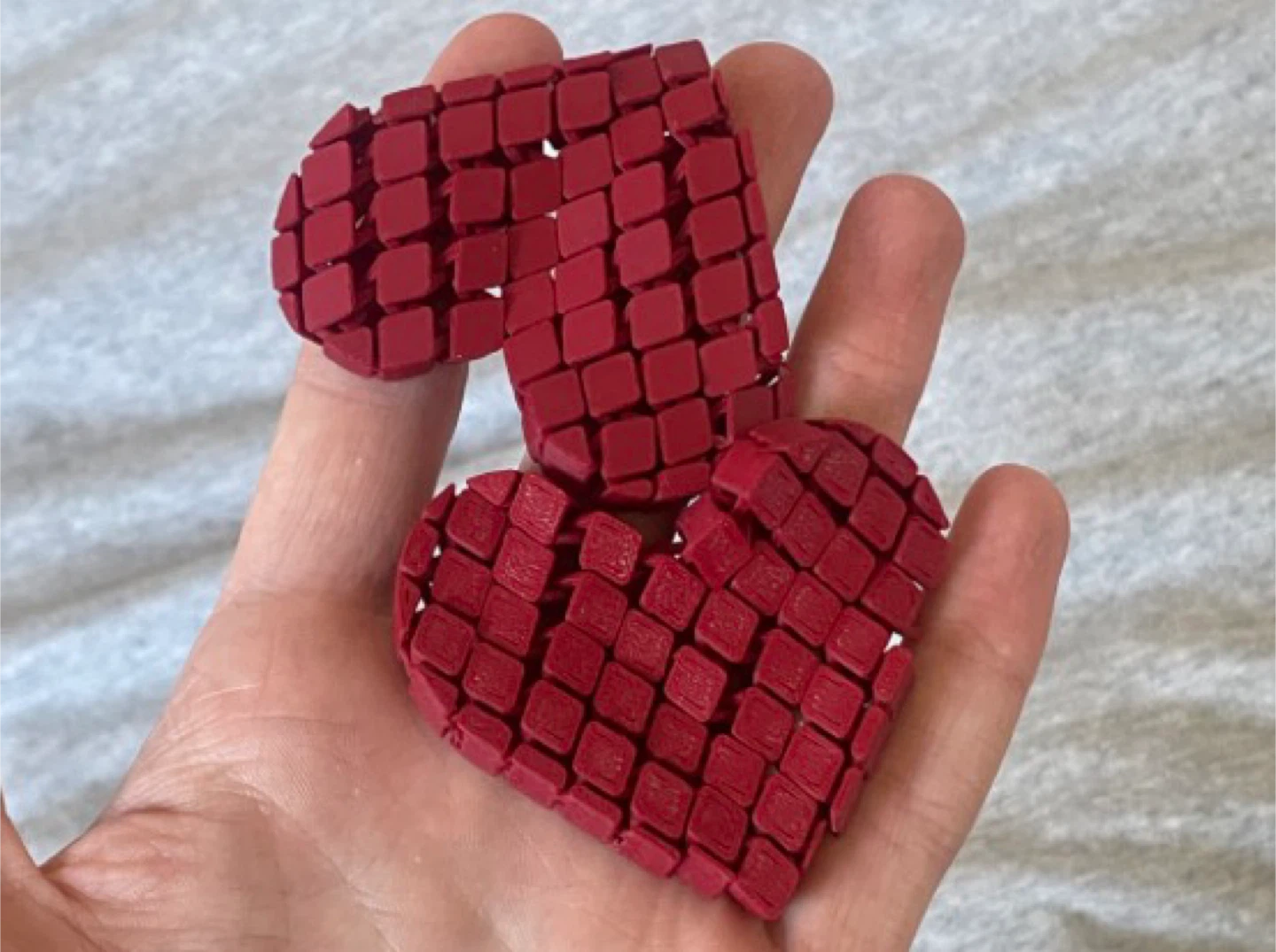 Red Heart Fidget Toy