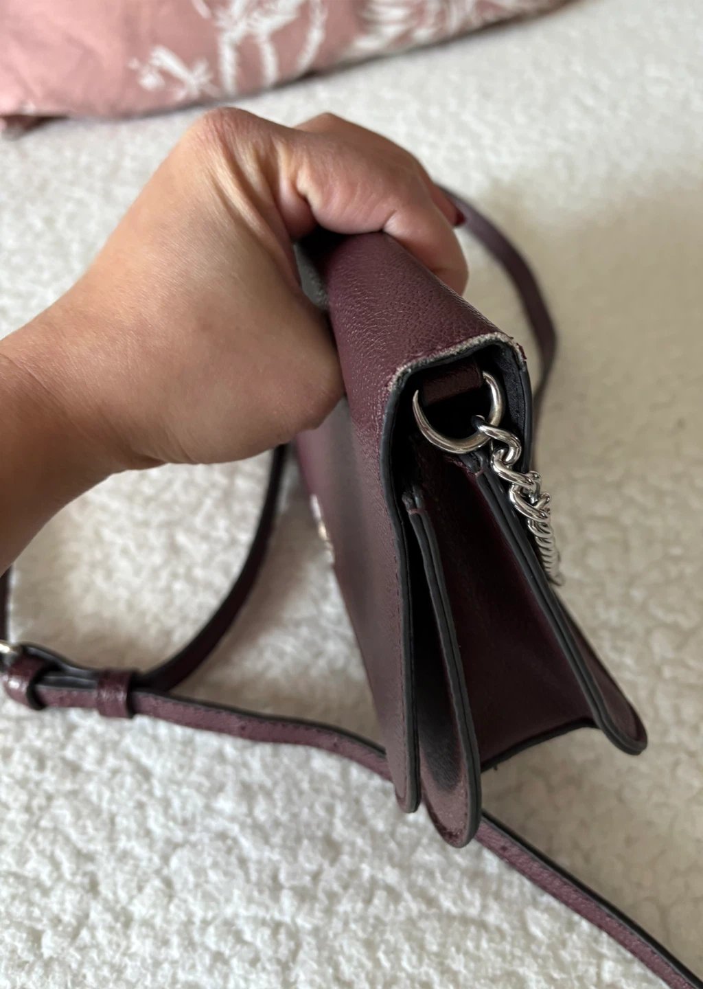 Nine West Burgundy Crossbody Purse - photo 3