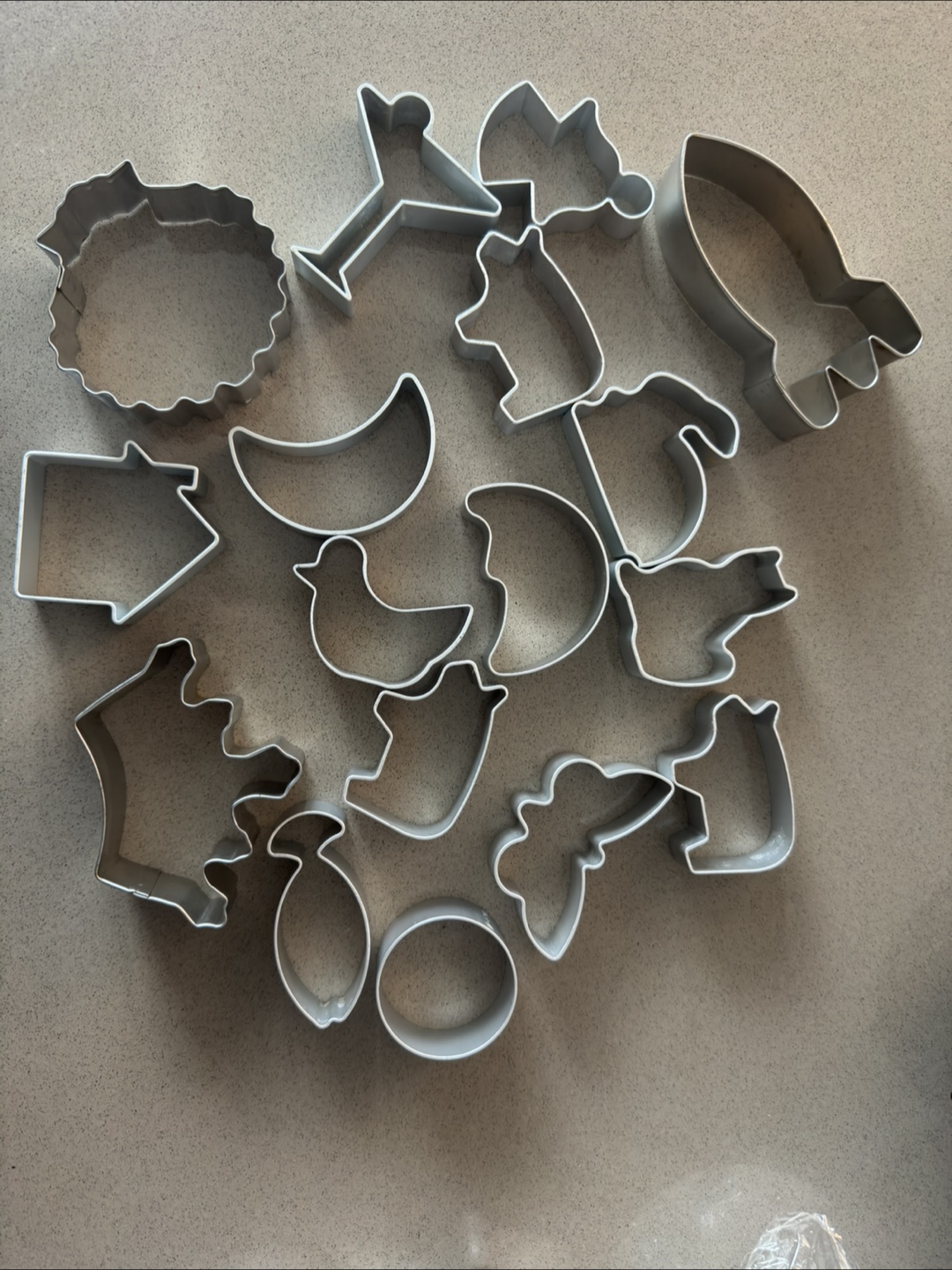 Assorted Cookie Cutters - Christmas & More Shapes