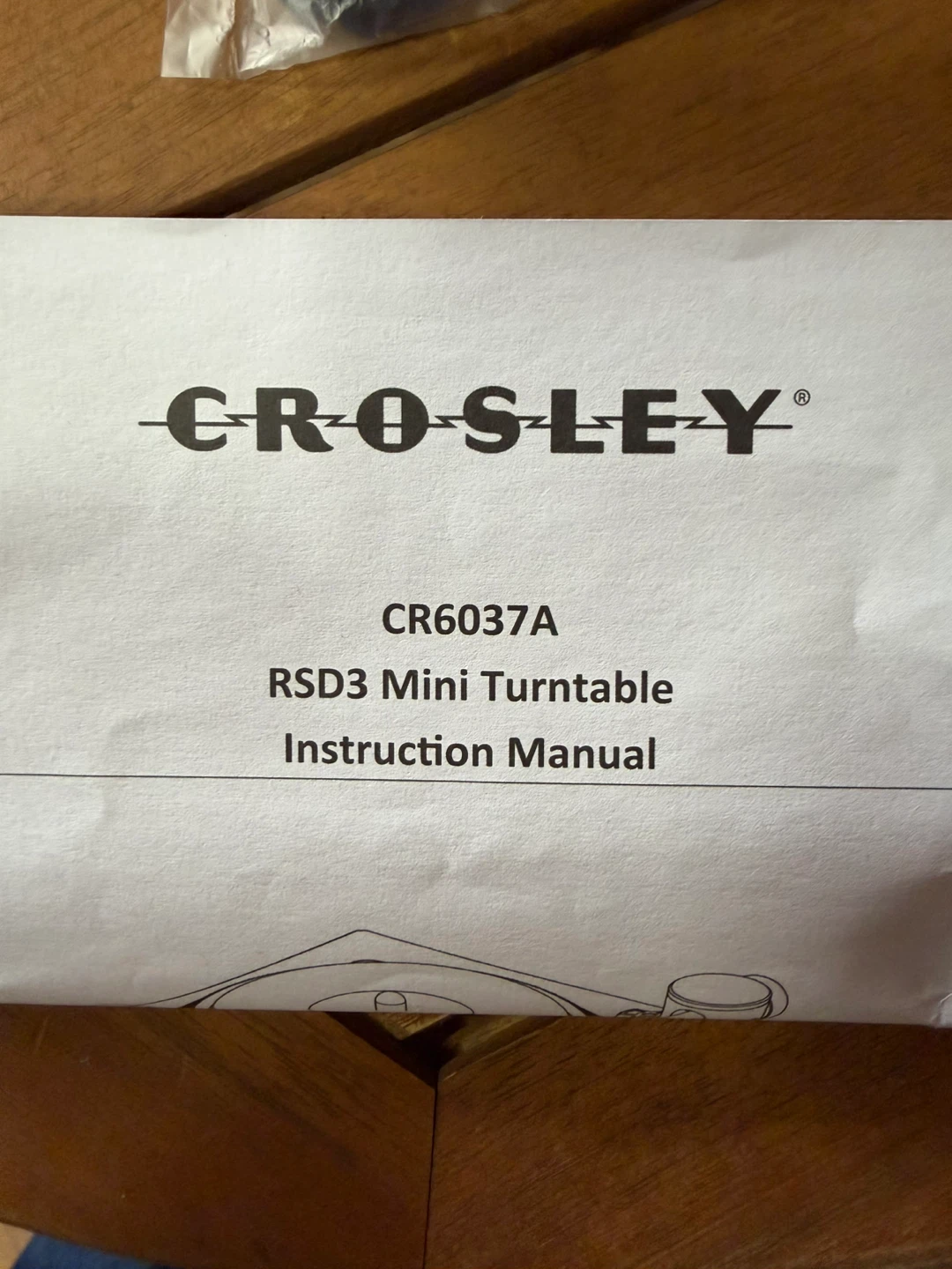 CROSLEY RSD 2020 3” CLEAR MINI TURNTABLE